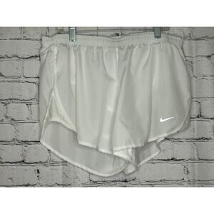 Nike Dri-Fit Women’s Running Shorts White Size L Lined